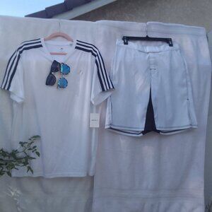 Bundle matching sunglasses&Adidas luxury T-shirt & short brand new